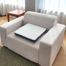 Bonard涼感碳纖維涼感空氣彈簧坐墊 含坐墊套, 白+灰