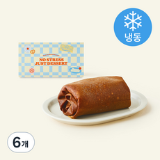 빌리엔젤 쿠키 카페오레 수건 케이크 (냉동), 125g, 6개
