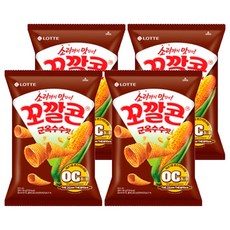 LOTTE 樂天 玉米脆角 烤玉米口味, 4個, 134g