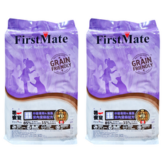 FirstMate 第一饗宴 全齡貓 優穀健康配方飼料, 非籠養雞 + 海魚, 2.3kg, 2袋