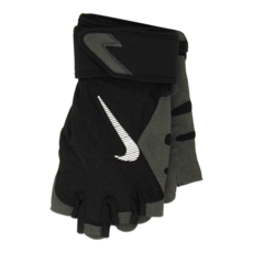 NIKE 耐吉 PREMIUM 男款健身高階手套, 黑色 + 灰色, 1雙