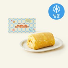 빌리엔젤 커스터드 바닐라 수건 케이크 (냉동), 130g, 1개