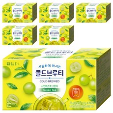 담터 콜드브루티 샤인머스캣 그린티, 1.8g, 20개입, 6개