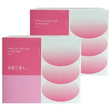 BEAUTY THREE 永和三美人海大 #414 專業化妝海綿 12片裝, NR天然乳膠 柔軟耐用, 2盒