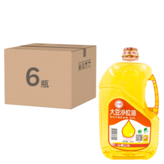 台糖大豆沙拉油，不飽和脂肪酸含量80%以上，經濟實惠，適合煎、煮、炒及製作沙拉, 3L, 6瓶