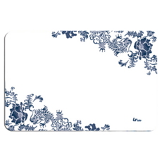 Urtale 青花瓷珪藻土地墊, 青雲龍 白色, 1個