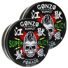 Gonzo Original Supply 江獸髮油 130g 強力定型水基髮油 易清洗不殘留, 2罐