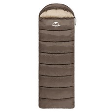 Naturehike 挪客 U250全開式保暖睡袋, 陶泥灰, 1個