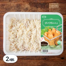 한강식품 생치킨텐더까스 500g + 치킨까스 소스 세트, 2세트