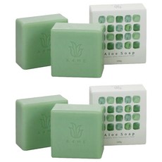 에이포미 권도영알로에 알로에 어성초 천연 비누 꽃향, 100g, 4개