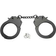 Rogar 파티소품 수갑, 블랙, 1개