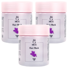 MCG 米璽聚 彩色精靈護髮膜 泡泡紫 80ml 護色補色 適合染後髮質, 3罐