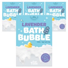 MY LITTLE TIGER 孩童用泡泡入浴劑 薰衣草香, 300g, 4盒