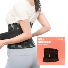 노멀라이프 마이픽 데일리 2중 고정 허리보호대, 1개