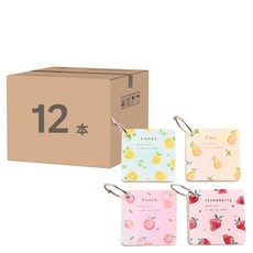 小麥購物 隨身筆記本 Y781 12本, 款式隨機, 1組