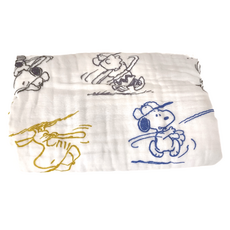 史努比 泡泡浴巾 105 x 110cm, 打棒球, 1個