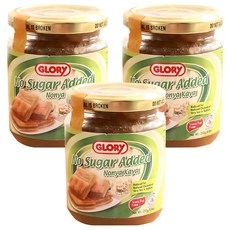 GLORY 싱가포르 카야 잼 노슈가, 250g, 3개