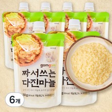 곰곰 짜서쓰는 다진마늘 (국산), 250g, 6개