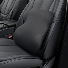 舒斯記憶棉車用靠背墊, 黑色, 1個