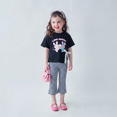 WALTONKIDS 兒童鬆餅兔靴型褲上下套裝