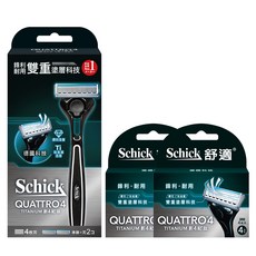 Schick 舒適牌 創4紀鈦刮鬍刀組, 1組