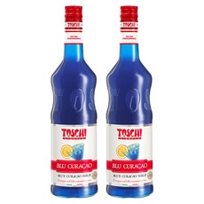 토스키 블루 큐라소향 시럽, 1L, 2개