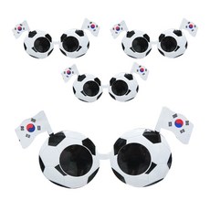 LivingDA 足球造型眼鏡, 混色, 4個