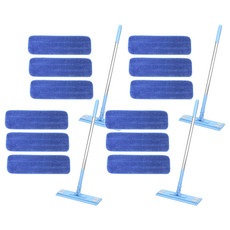 A-Clean 清潔拖把中號天空 + 3 個屋頂墊, 4組