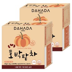 다하다 호박팥차, 1.5g, 40개입, 2개
