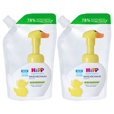 HiPP 喜寶 Babysanft孩童沐浴慕斯補充包, 250ml, 2包