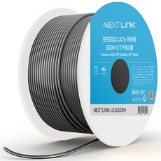 NEXT LINK UTP CAT.6 戶外 室外用 網路線 網線 300M, 單色, 1個