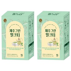 우리차 제주 그린 밀크티, 20g, 15개입, 2개