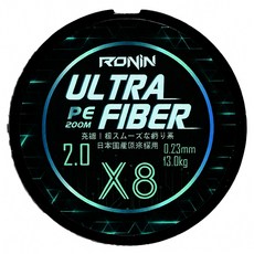 RONiN 獵漁人 ULTRA FIBER X8 PE線, 綠色, 1個