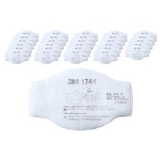 3M 防塵口罩濾棉 1744, 30個, 混色