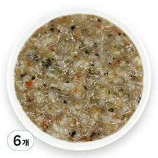 짱죽 실온이유식 9개월부터 중기 죽2, 한우소고기야채죽, 6개, 160g