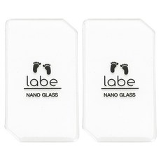 LABE 奈米玻璃足部去角質器, 1入, 2個