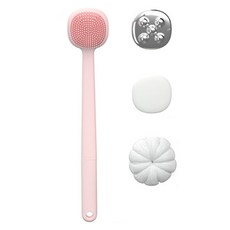 Sonio Change 泡泡矽膠身體刷具組, 02 粉紅色, 1套