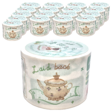 CARD LOVER 信的戀人 和紙膠帶 3m x 30mm, 清甜烏龍, 18個