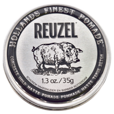 REUZEL 星耀豬超強水性無光澤髮蠟 適合粗硬髮 不黏膩不分岔 易於清洗不殘留 清新香味, 35g, 1件