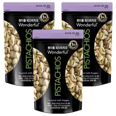 Wonderful PISTACHIOS 胡椒, 150g, 3個