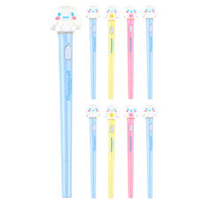 산리오캐릭터즈 시나모롤 피규어 라이트펜 3종 문구세트, 혼합색상(랜덤발송), 3세트