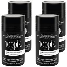 TOppiK 增髮纖維 12g, 白色, 4瓶