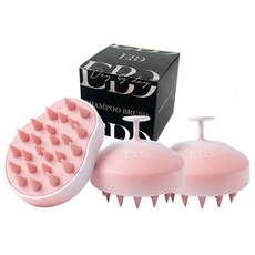 Daybyday 漸層按摩洗髮梳, 蜜桃粉, 3個