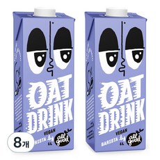 allgood 오트 드링크 바리스타, 1L, 8개