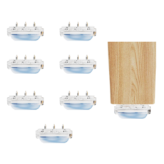 SUNEWZ 居家家具椅腳墊 藍色, 8個