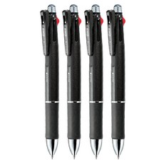 Zebra Multipen 夾式 4+S 1000 0.7mm B4SA2 B4SA2-BK, 黑色, 4個
