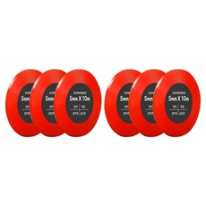 DADA 超強力雙面膠帶 5mm x 10m, 透明, 6個