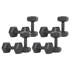 아이워너 맨즈 육각아령 블랙, 3kg, 8개