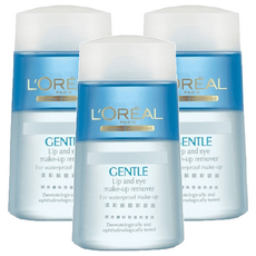 L'OREAL PARiS 巴黎萊雅 台灣公司貨 溫和眼唇卸妝液, 125ml, 3瓶