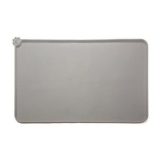 Arico 矽膠寵物餐墊, 1個, 灰色的